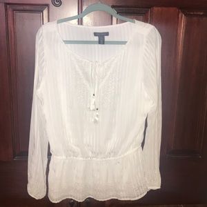 White House Black Market Blouse size 10